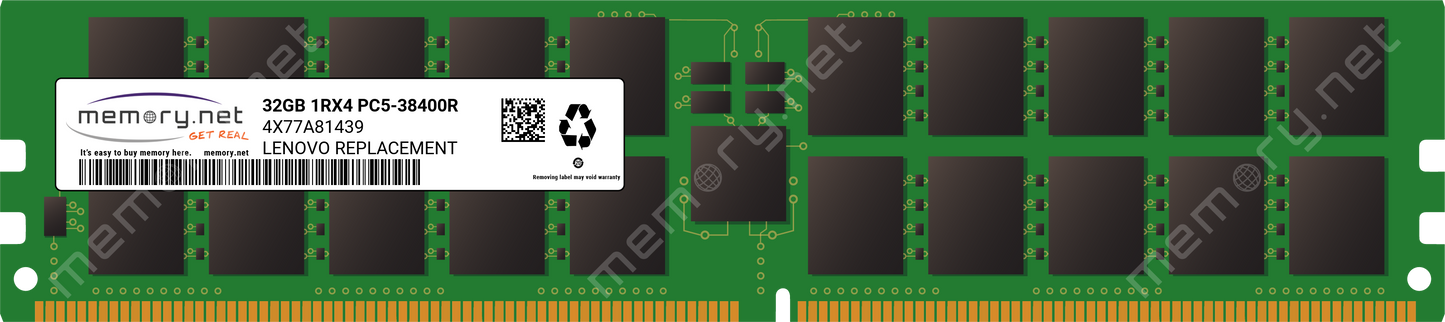 Module DRAM RDIMM LENOVO 32 Go 1Rx4 PC5-4800