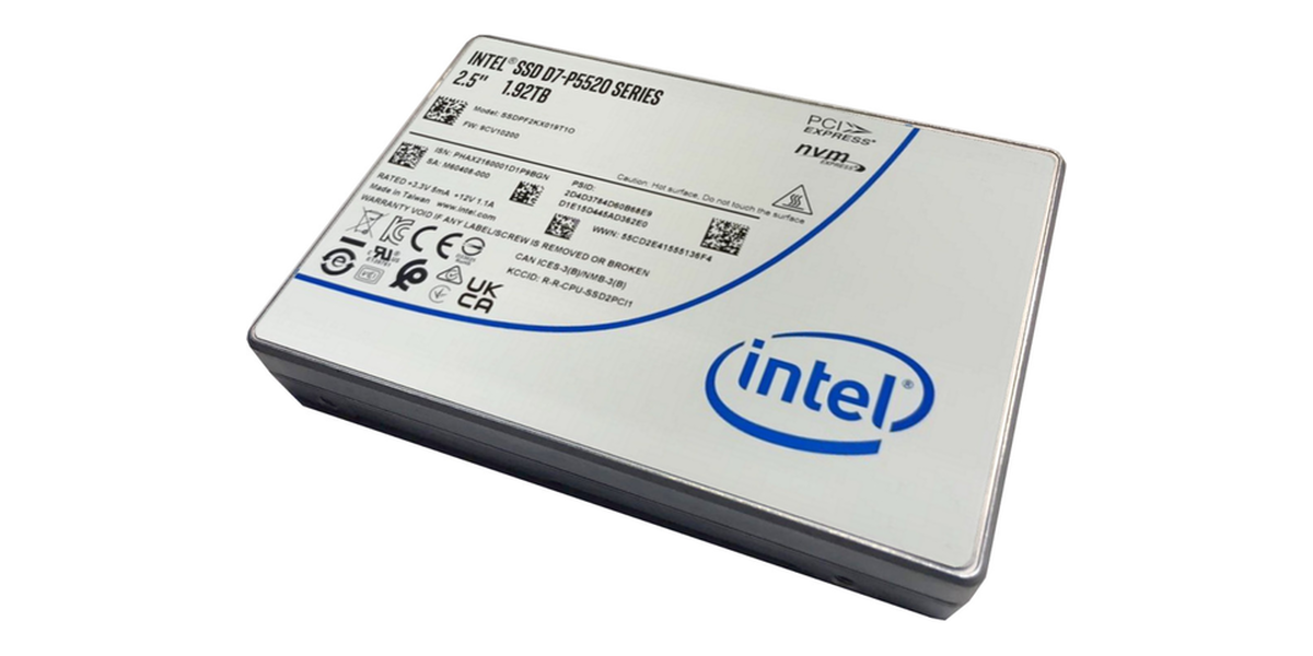 SSD Lenovo 2,5" U.2 P5520 7,68 To NVMe échangeable à chaud