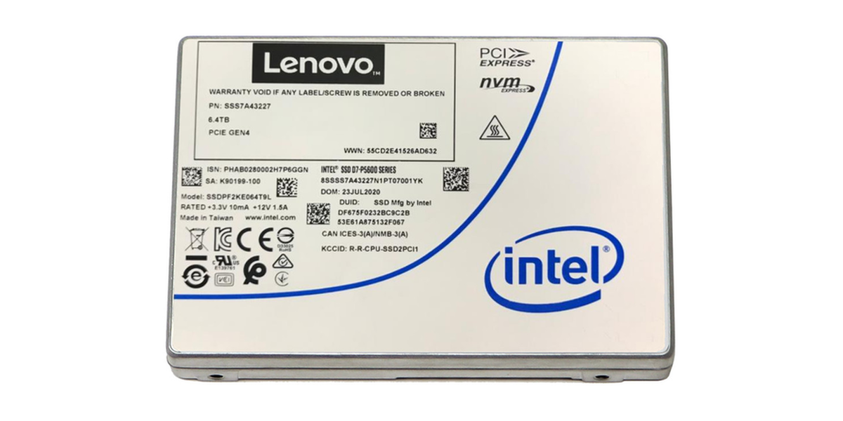 Lenovo 2.5" U.2 P5620 6.4TB PCIe 4.0 NVMe SSD