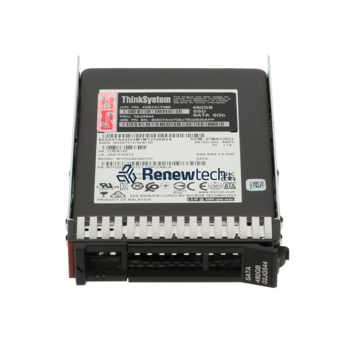 Lenovo ThinkSystem 5300 Disque SSD SATA 2,5" 960 Go