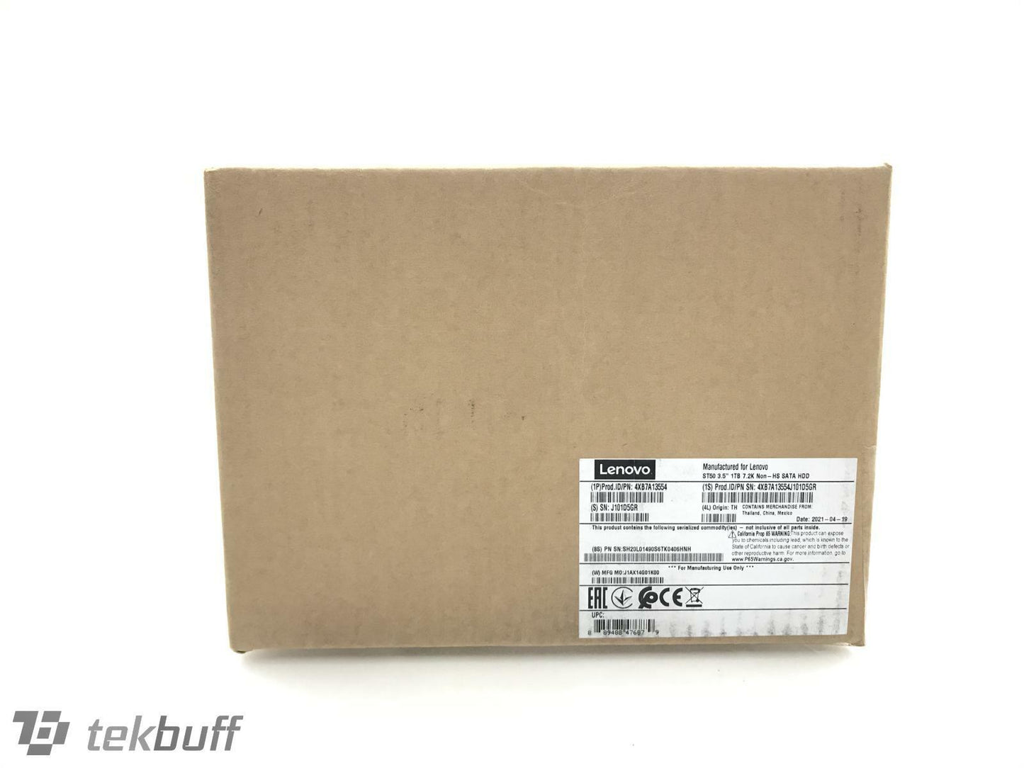 Lenovo ST50 3.5" 1TB 7200RPM SATA HDD (Non-HS)