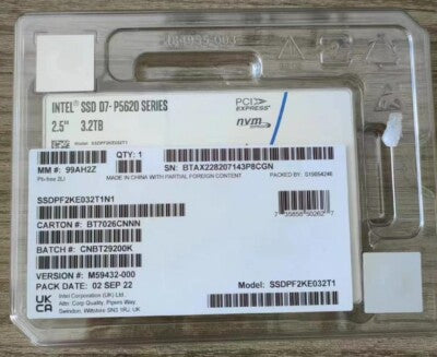 Lenovo 2.5" P5620 3.2TB MU NVMe SSD TLC