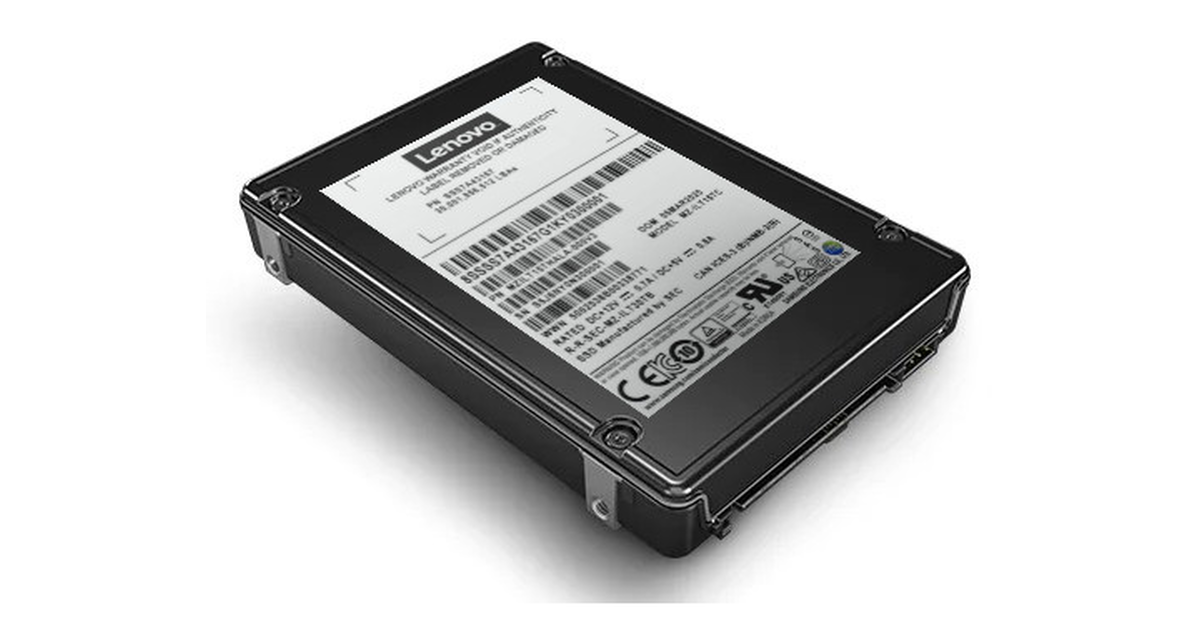 Lenovo 3.84TB 2.5" PM1653 RI SAS SSD (4XB7A80320)