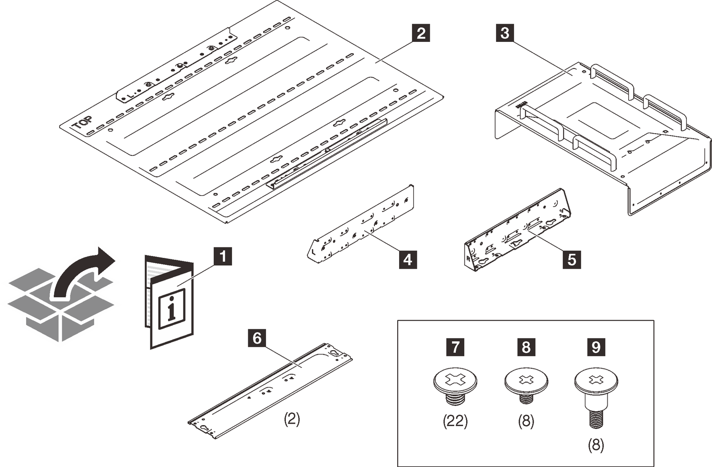 Lenovo ThinkEdge SE450 Wall Mount Kit