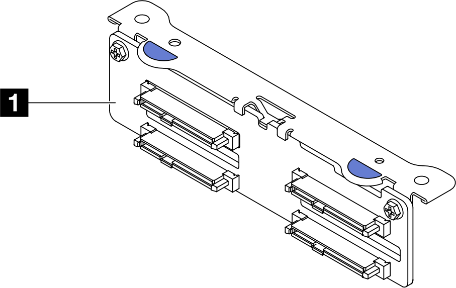 Lenovo ThinkEdge SE455 V3 Internal Drive Bays Option Kit