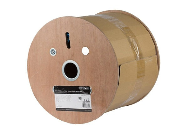 Câble Ethernet StarTech Cat6a en vrac, 304 m, certifié CMR, bleu