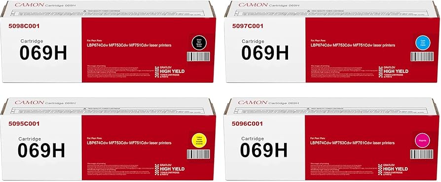 Cartouche de toner magenta Canon 069 H, 5096C001