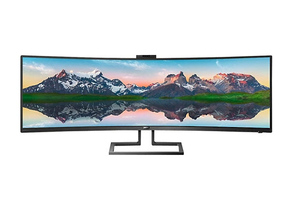 PHILIPS 499P9H 49" Curved DQHD Monitor with USB-C & RJ45