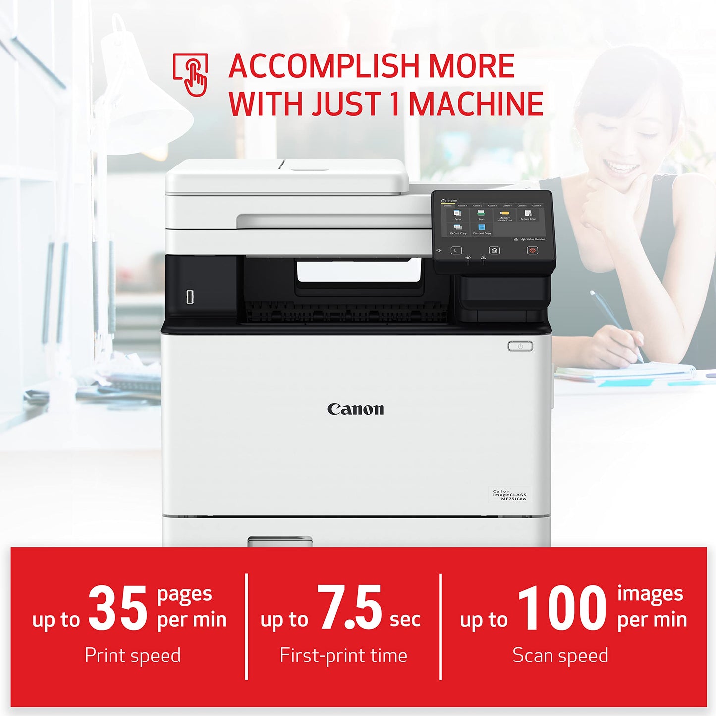 Imprimante laser multifonction couleur Canon imageCLASS MF751Cdw
