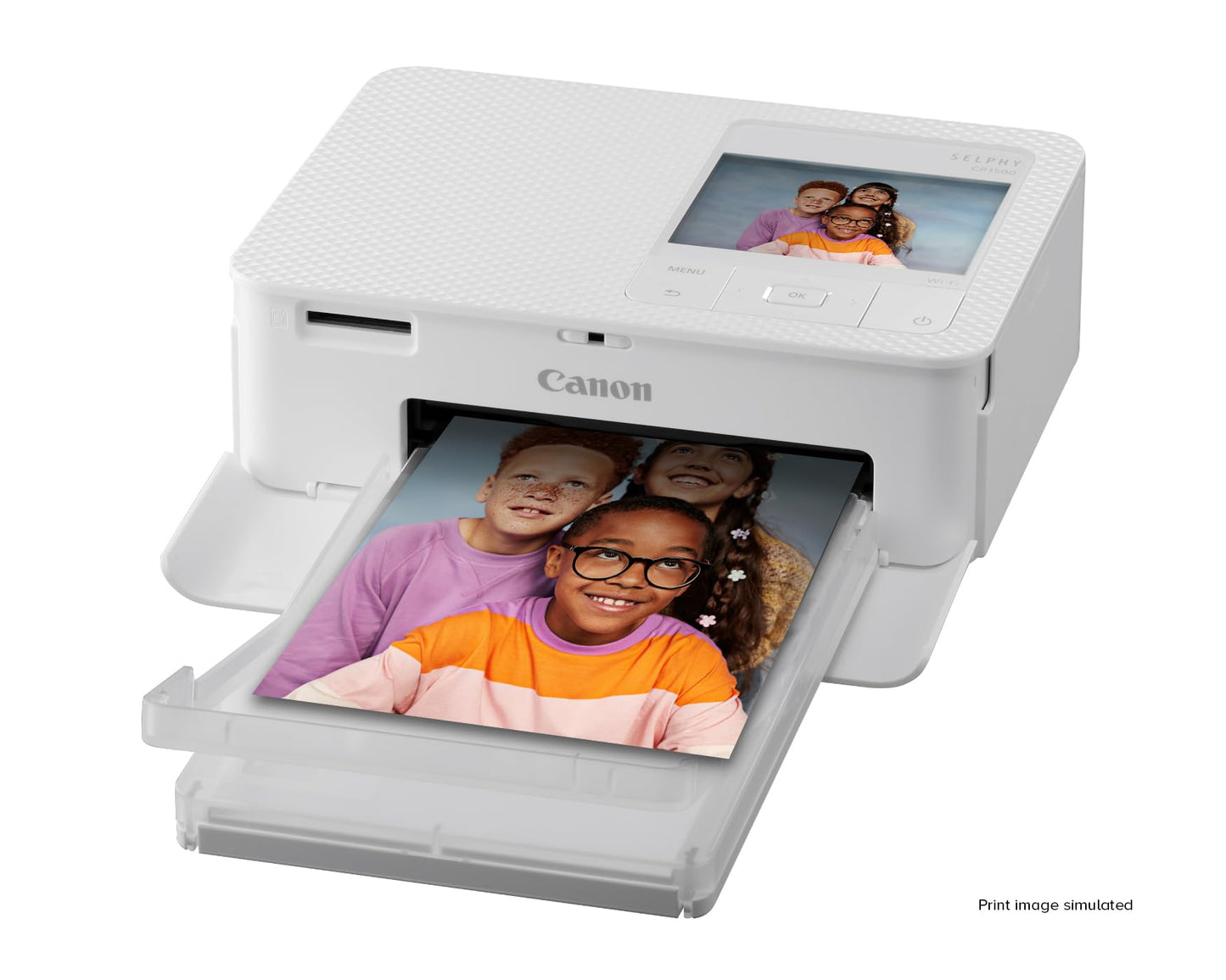 Canon SELPHY CP1500 Wireless Photo Printer, White