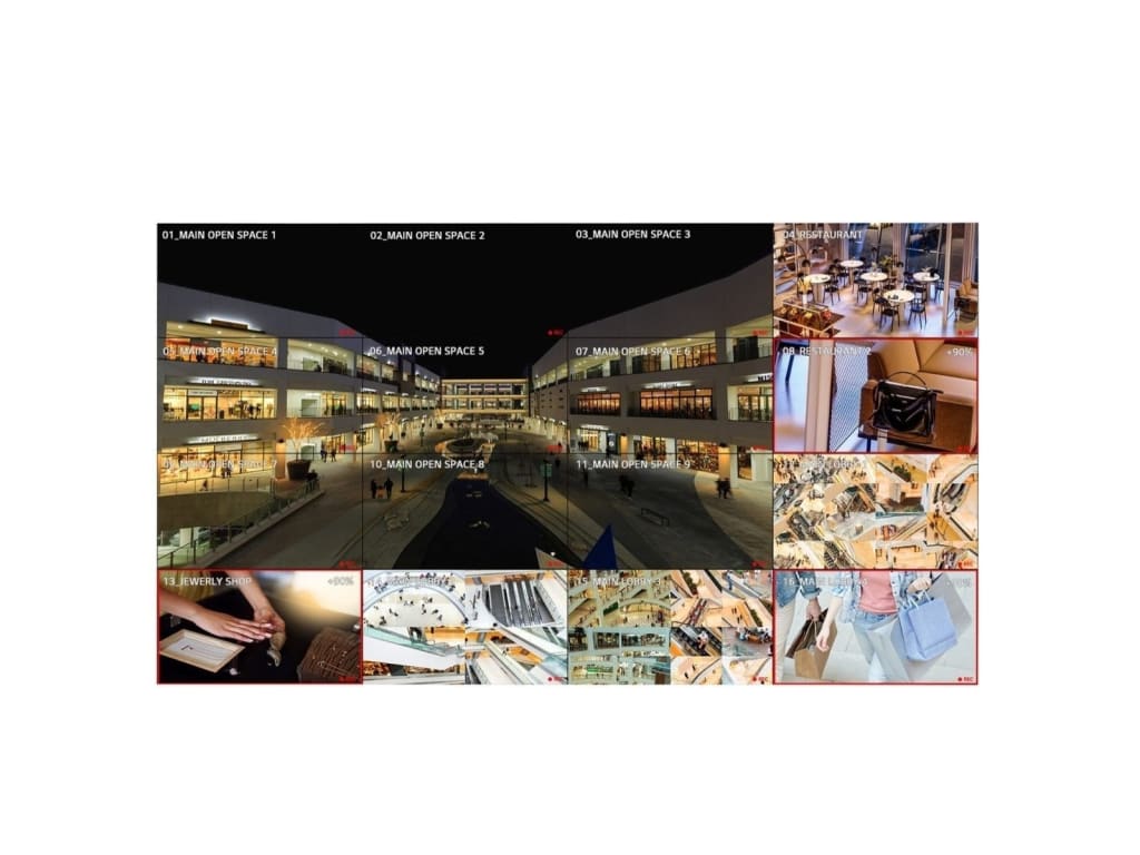 Écran mural LED LG 2x2 55VSH7J-H avec support Peerless, 55", 700 NIT