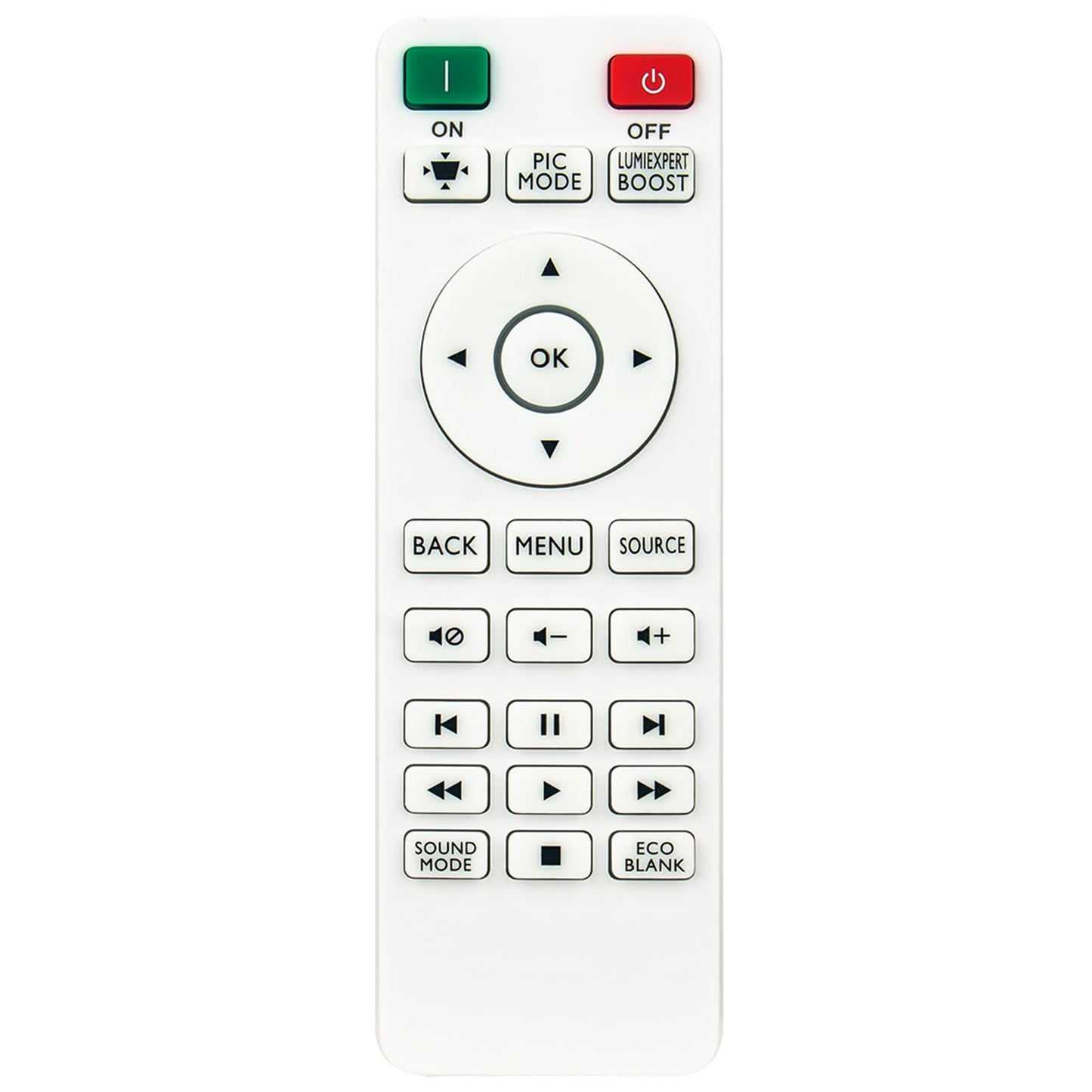 Télécommande de remplacement pour projecteur BenQ (certains modèles)