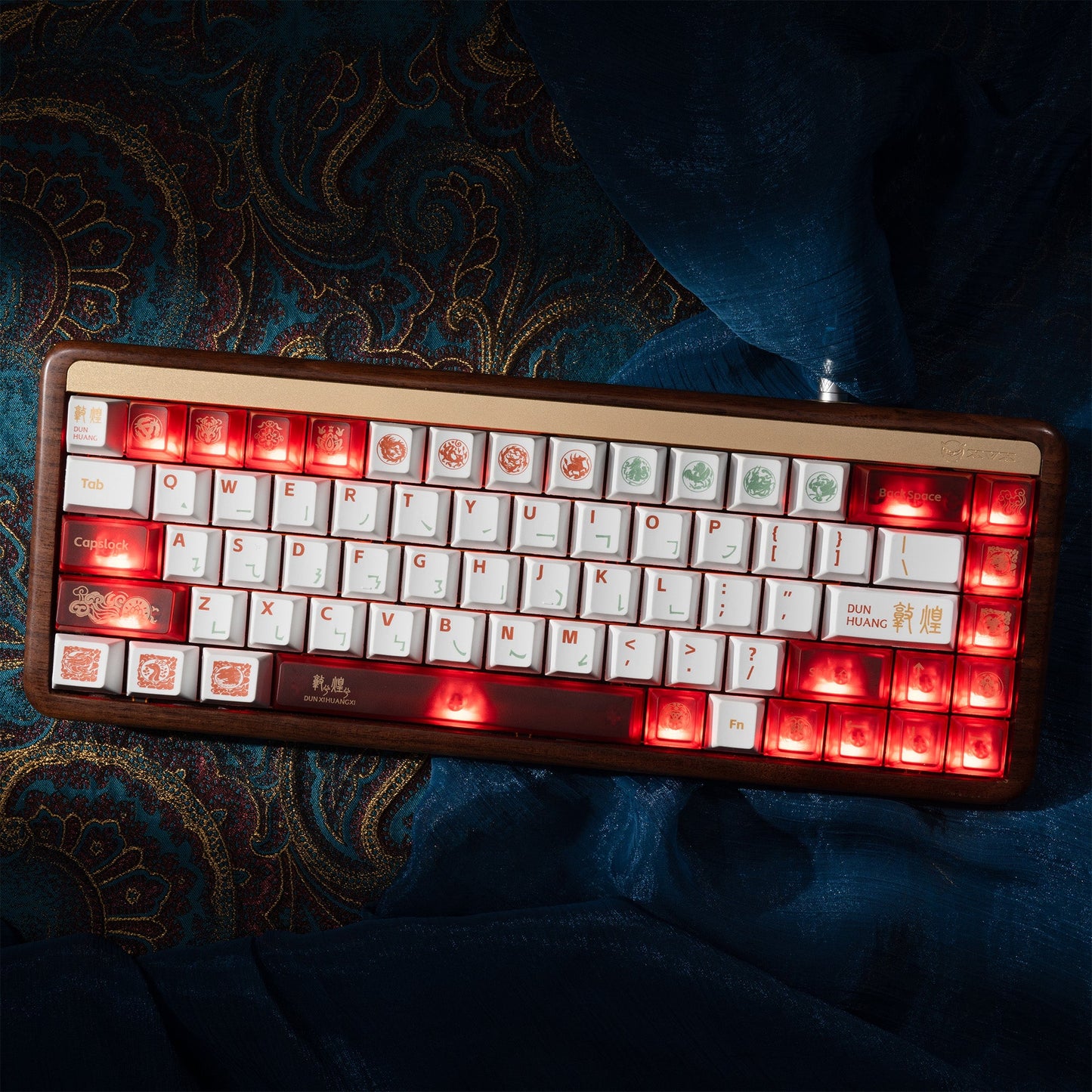 XVX Dunhuang Cherry Profile Dye-Sub PBT Keycaps Full Set (212-Keys)