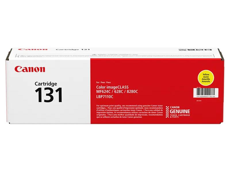 The Canon Cartridge 131 Yellow Toner delivers high-quality yellow laser prints and is compatible with select Canon imageCLASS models, including the MF624Cw, MF628Cw, MF8280Cw, and LBP7110Cw. Designed for optimal performance, this TAA-compliant toner yields up to 1,500 pages, making it a reliable choice for small businesses and professional offices. Backed by Canon’s quality standards, the Cartridge 131 ensures crisp, vibrant results with every print.
