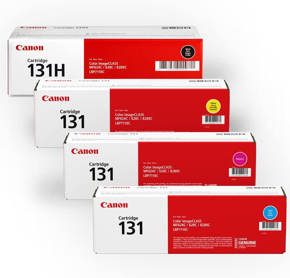Canon Cartridge 131 Hi-Capacity Black Toner, 2400 Pages, 6273B001