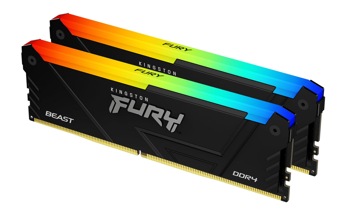 Kit Kingston FURY Beast RGB 64 Go DDR4 3 200 MT/s CL16 (2 x 32 Go)
