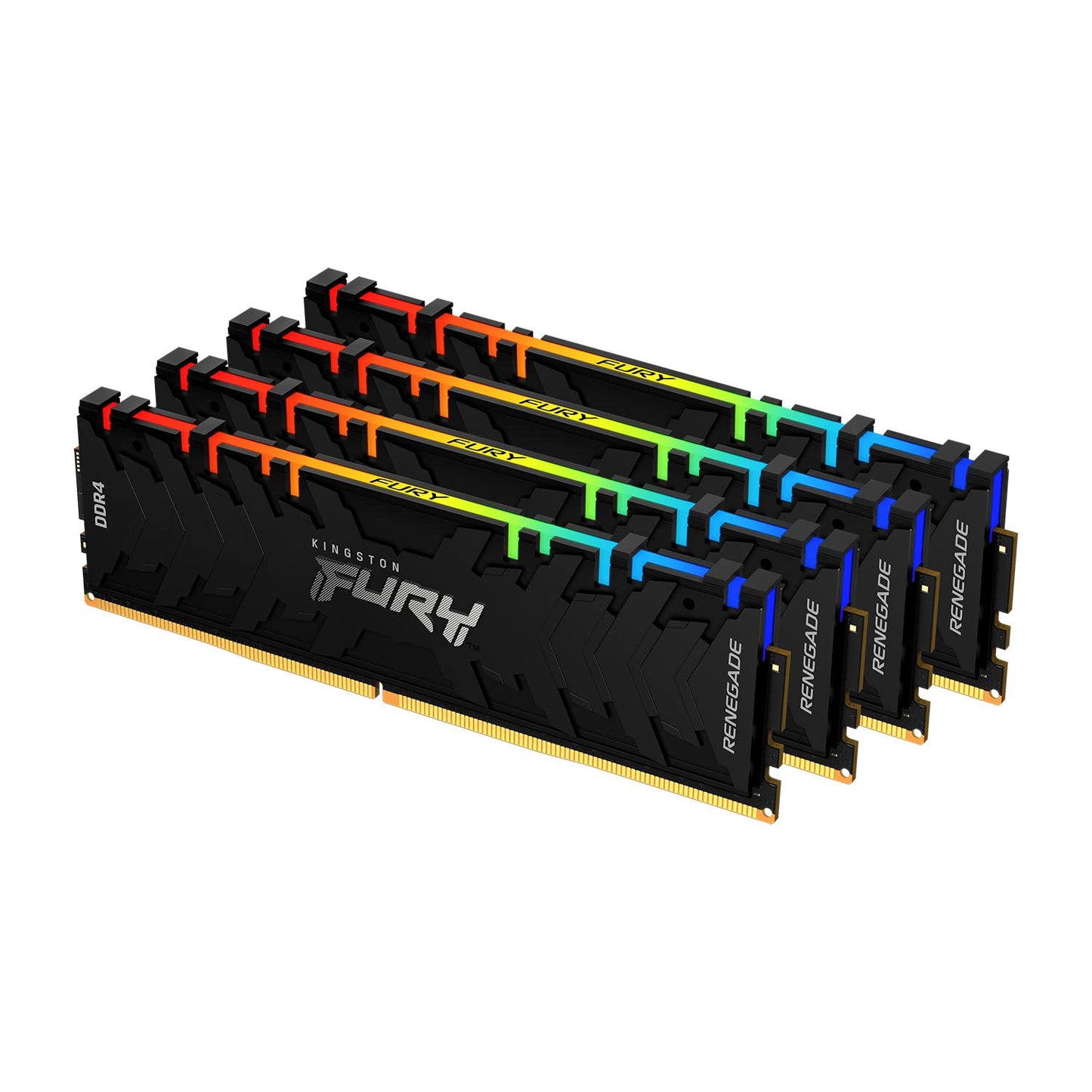 Kit Kingston FURY Renegade RGB 64 Go DDR4 3600 MT/s CL16 (4 x 16 Go)