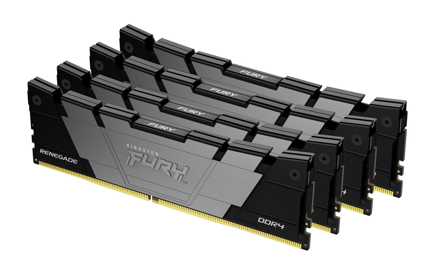 Kingston Fury Renegade 64 Go DDR4 3 600 MT/s CL16 Noir (lot de 4)