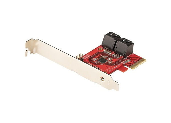 STARTECH 4-Port SATA III 6Gbps PCIe 3.0 Expansion Card (4P6G-PCIE-SATA-CARD)