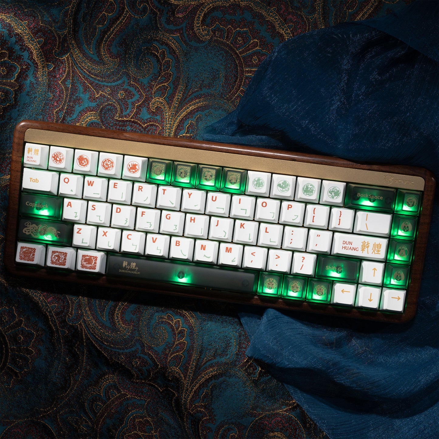 XVX Dunhuang Cherry Profile Dye-Sub PBT Keycaps Full Set (212-Keys)