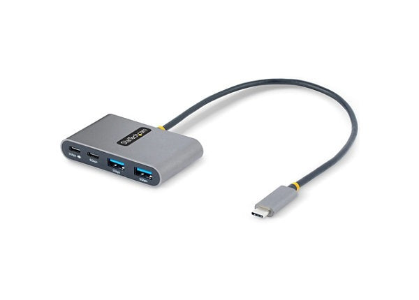Hub StarTech 4 ports USB-C vers USB-A 5 Gbit/s avec adaptateur secteur
