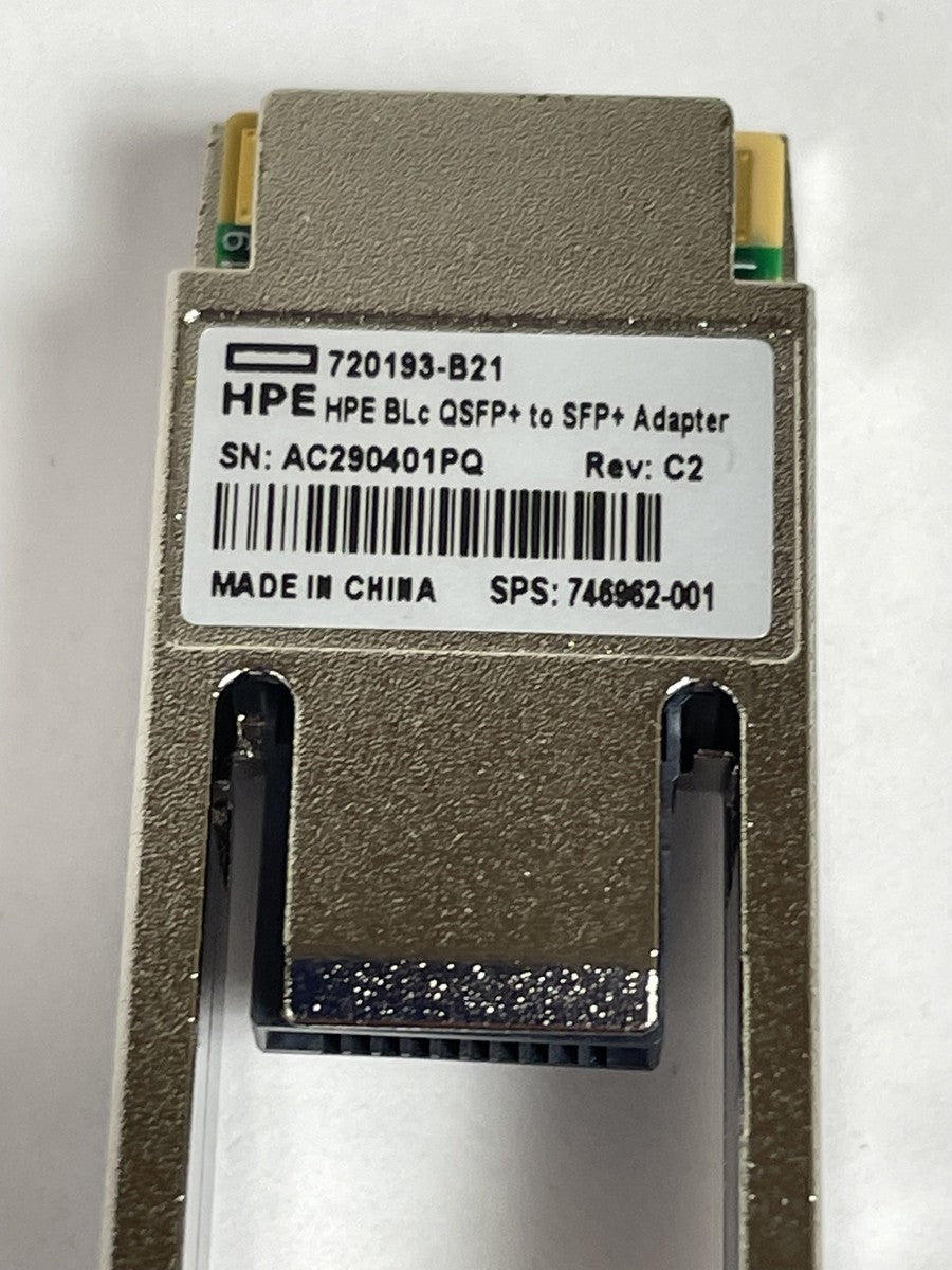HP BLC QSFP+ to SFP+ Adapter, 720193-B21