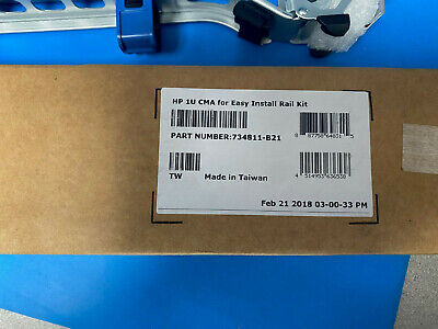 Kit de rails d'installation facile HP 1U CMA, 734811-B21