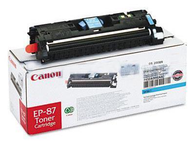 The Canon EP87C Cyan Toner Cartridge is engineered specifically for select Canon imageCLASS laser printers, offering consistent cyan prints with a yield of up to 4,000 pages. Ideal for business-grade applications, it ensures dependable color output with each use. Manufactured in Japan and TAA compliant, it's a reliable solution for secure and high-volume environments.