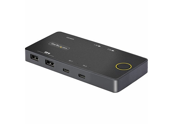 StarTech 2-Port USB-C KVM Switch with 4K HDMI and Dual 100W PD