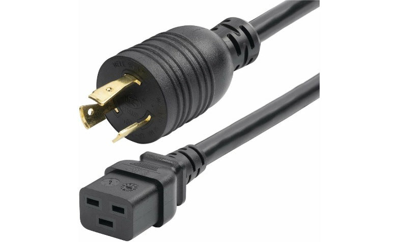 StarTech 6ft Heavy Duty Power Cord, L6-20P to C19, 12AWG, 20A 250V