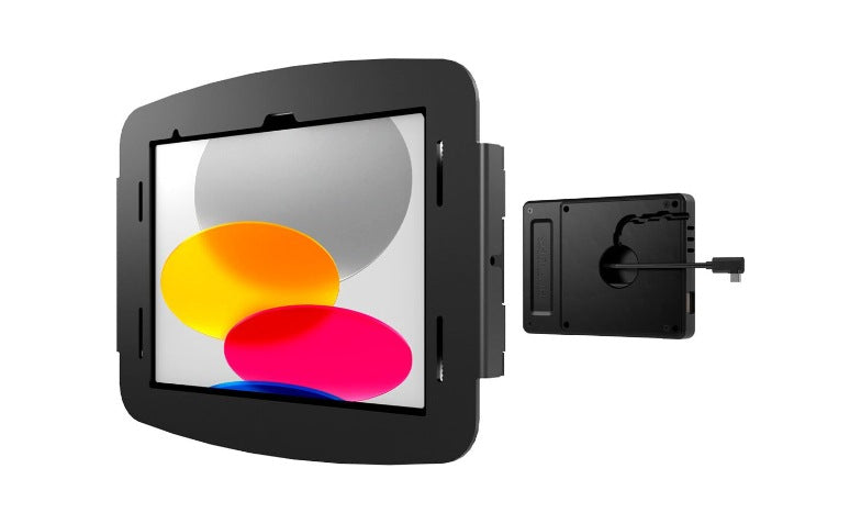 Boîtier mural COMPULOCKS pour iPad 10e-11e génération + hub, noir