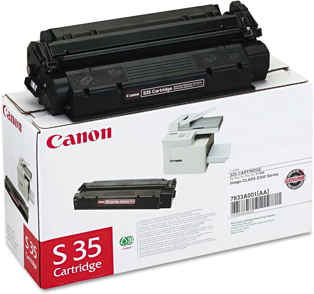 Cartouche de toner noir Canon S35 - 7833A001