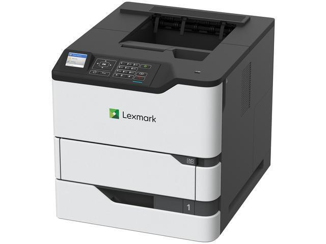 The Lenovo MS821dn is a high-performance monochrome laser printer designed for demanding workgroup environments. Featuring print speeds of up to 55 pages per minute and a maximum resolution of 1200 x 1200 dpi, it delivers sharp, professional-quality prints efficiently. With robust media handling, duplex printing support, and advanced connectivity including Gigabit Ethernet and USB 2.0, this Energy Star compliant device offers both speed and reliability for large-volume print jobs.
