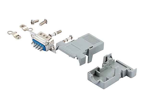 StarTech DB9 Male Solder D-SUB Connector with Plastic Backshell