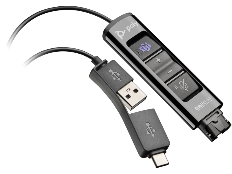 HP Poly DA85 USB to QD Adapter, TAA Compliant