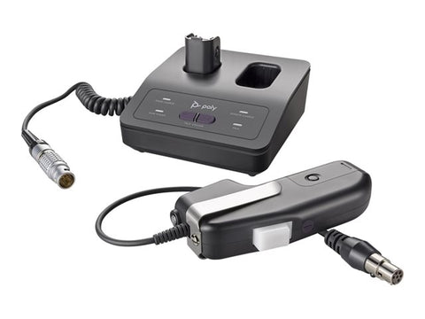 Poly CA22CD-DC Cordless PTT DECT Headset TAA Compliant