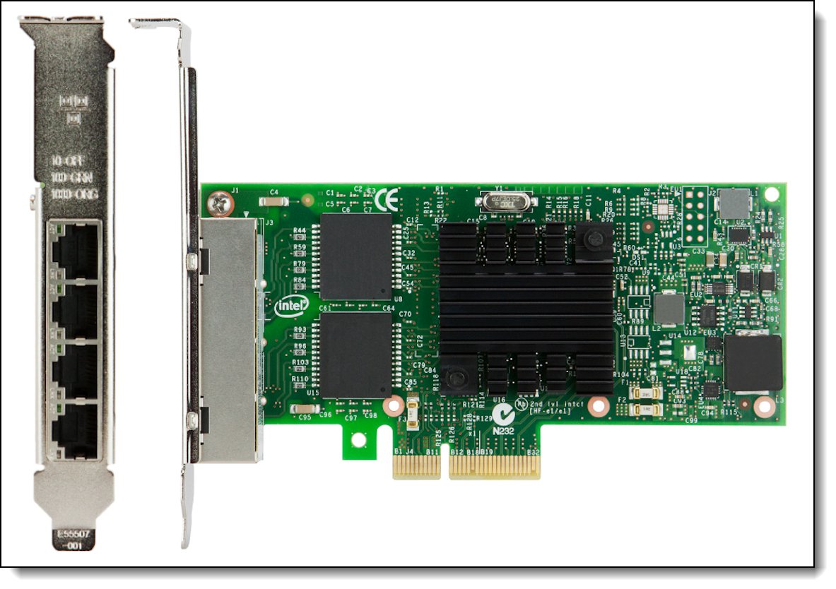 Adaptateur Lenovo ThinkSystem Intel I350-T2 PCIe 1 Gb 2 ports RJ45