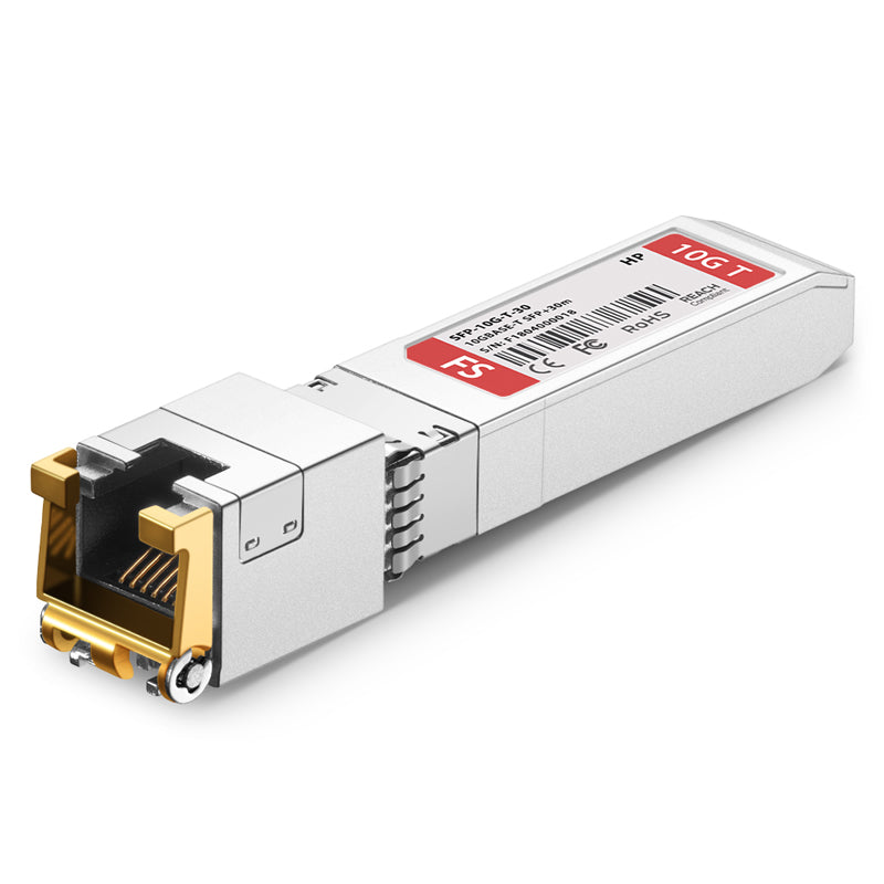HP 10GBase-T SFP+ Transceiver, RJ45, 10GbE, 813874-B21