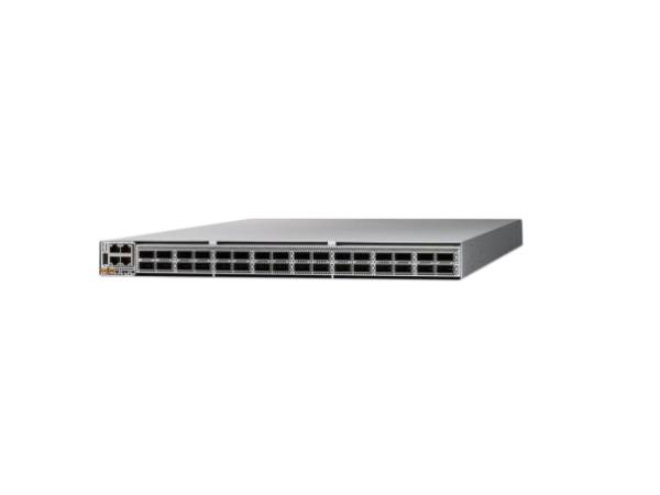 The Cisco 8201-32FH-O is a high-performance 1RU router designed for next-generation data center and core network environments. Equipped with 32x400GbE QSFP-DD interfaces, a quad-core 2.4GHz CPU, and 32GB flash memory, it delivers scalability and throughput for demanding workloads. Open software support and built-in HBM architecture enhance flexibility and speed.