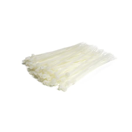 Serre-câbles en nylon StarTech 15 cm, blanc, paquet de 100