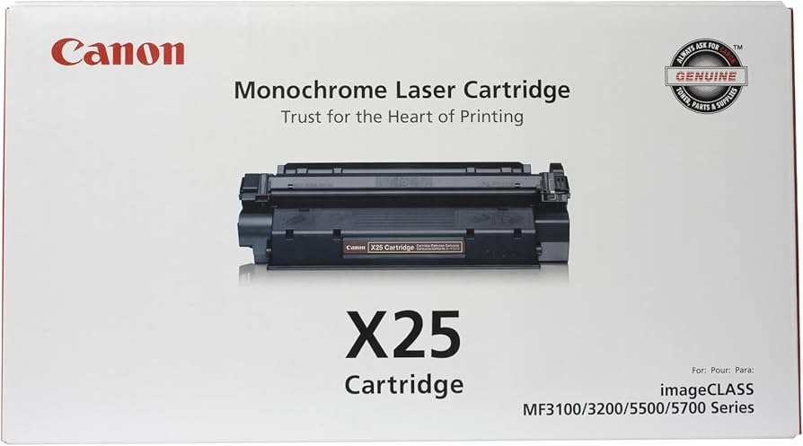 Canon X25 Black Toner Cartridge 8489A001 - 2500 Pages