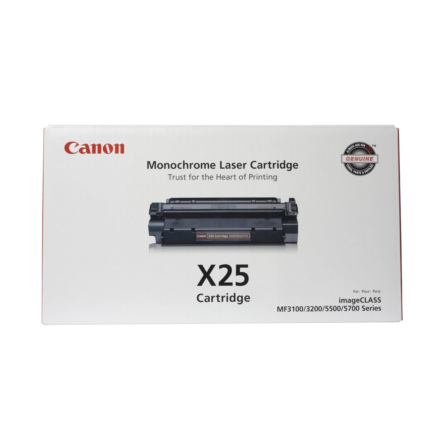 Canon X25 Black Toner Cartridge 8489A001 - 2500 Pages