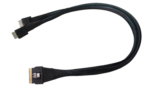 HighPoint 8654-8611-205 0.5M SFF-8654 to SFF-8611 NVMe Cable