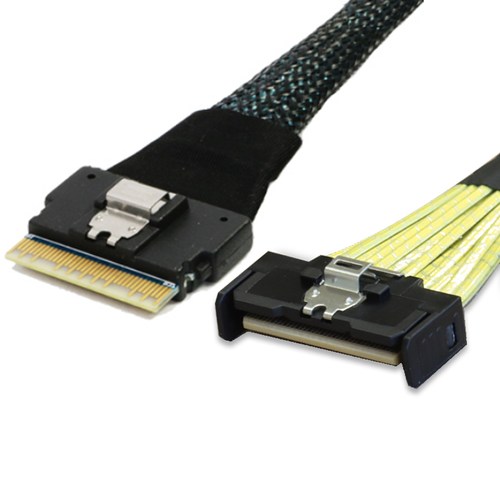 HighPoint 8654-CIO8-110 1M SFF-8654 to MCIO 8i NVMe Cable