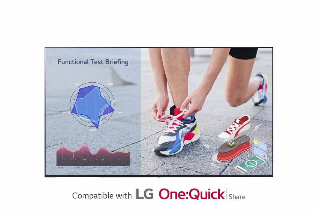 LG 86UL3J-N 86-Inch UHD ADS Display with HDMI, RS232C, RJ45, USB, webOS 6.0