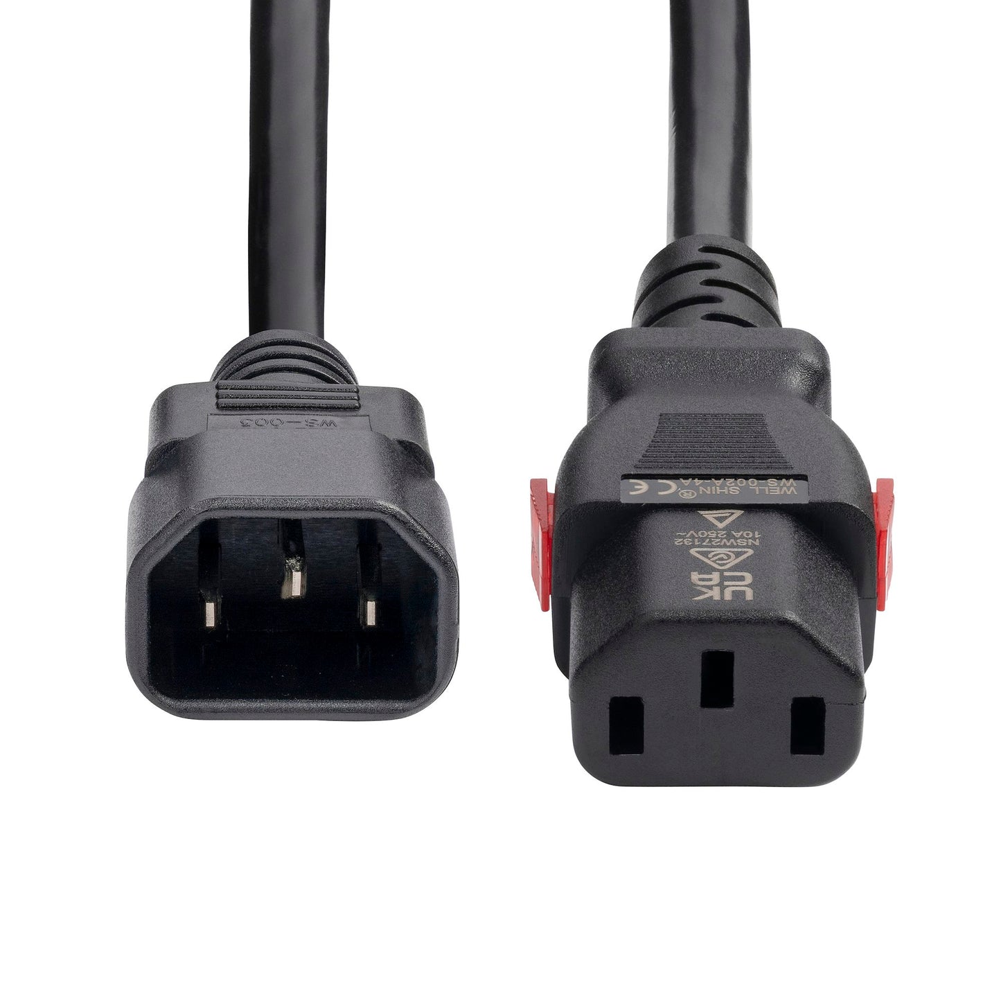 Rallonge d'alimentation StarTech 3 m (IEC C14 vers C13 verrouillable) pour PDU, 10 A 250 V, UL, TAA