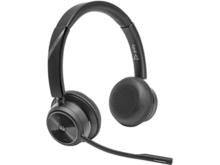 Casque stéréo DECT HP Poly Savi 7420, conforme TAA, sans fil