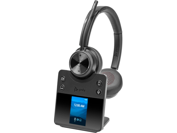 Casque stéréo DECT HP Poly Savi 7420, conforme TAA, sans fil