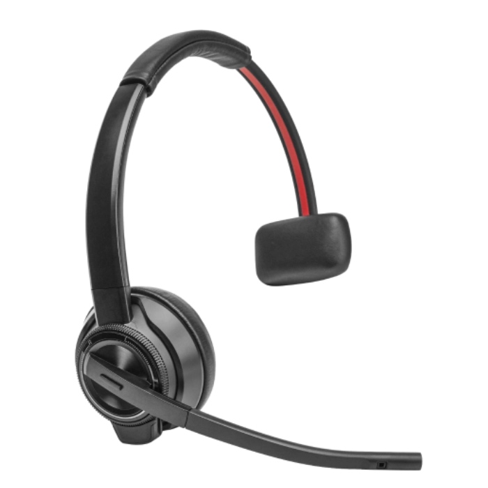 Casque sans fil DECT HP Poly Savi 8410 Office TAA Noir
