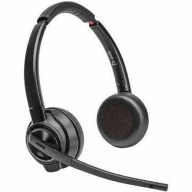 Casque stéréo DECT HP Poly Savi 8420 Office TAA, noir, sans fil